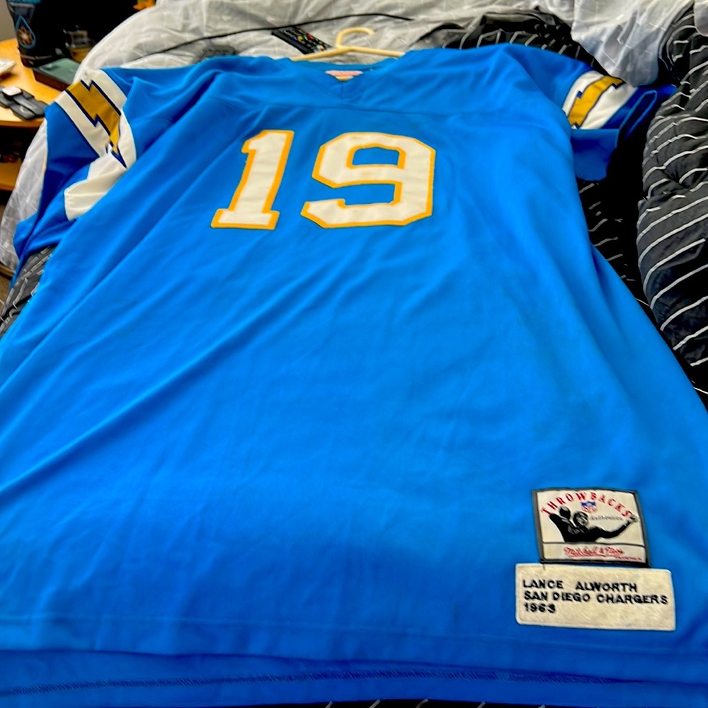 Mitchell and Ness Alworth #19 Charges Jersey